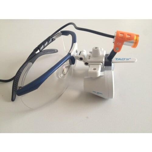 TAOS LED Headlight lamp with 3.0x dental loupes Oral surgery magnifier