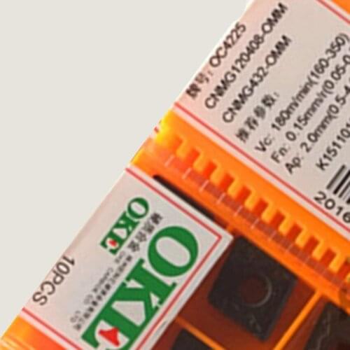 OKE CNMG120404-OMM OC4225/CNMG120408-OMM OC4225/CNMG120404-OMM OP1205H/CNMG120408-OMM OP1205H CNC carbide inserts 10PCS/BOX