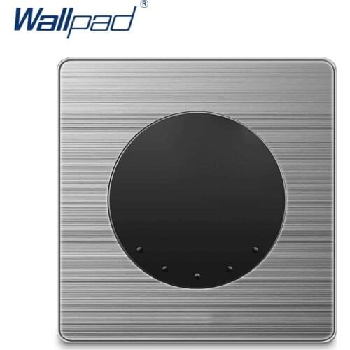 Wallpad 1 Gang Intermediate 3 Way Wall Light Switch Rocker Button Stainless Steel Panel Home