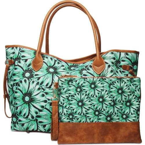 Women HandBag Sets Two-Pieces Set 2021 New Ladies Casual And Fashion Handbags Female Composite Bag Femme