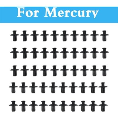 100Pcs 8MM Plastic Rivets Expansion Fastener For Bumper Fender car Clip For Marquis Mercury Mariner Milan Montego Grand