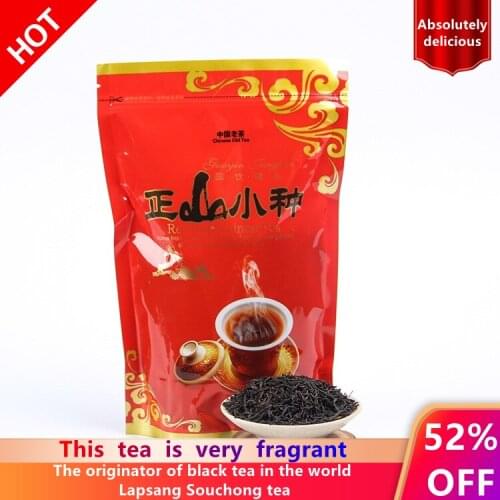 2021 fresh tea lapsang souchong super 250 g wuyi black tea in bulk bags of black tea aroma
