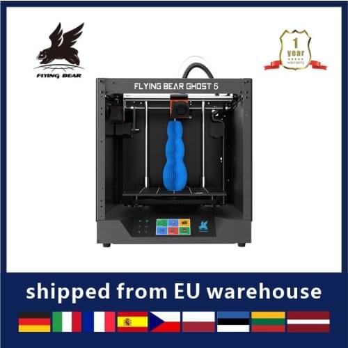 Free shipping Flyingbear-Ghost 5 full metal frame High Precision DIY 3d printer kit imprimante impresora glass platform