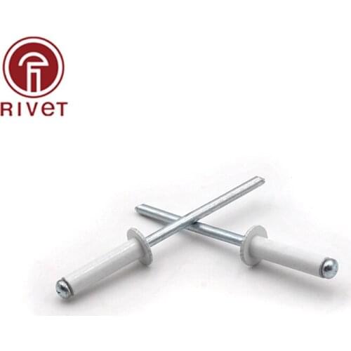 4x6 4x7 4x8 4x9 4x10 4x11 4x12 mm White Aluminium Steel Open Blind Rivet Dome Head Rivets Pulling Rivets Decoration Pop Rivets