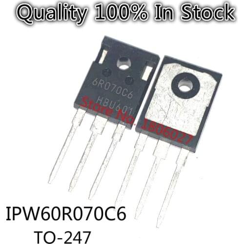 5PCS/lot 6R070C6 IPW60R070C6 TO-247 600V 53A Spot hot sale