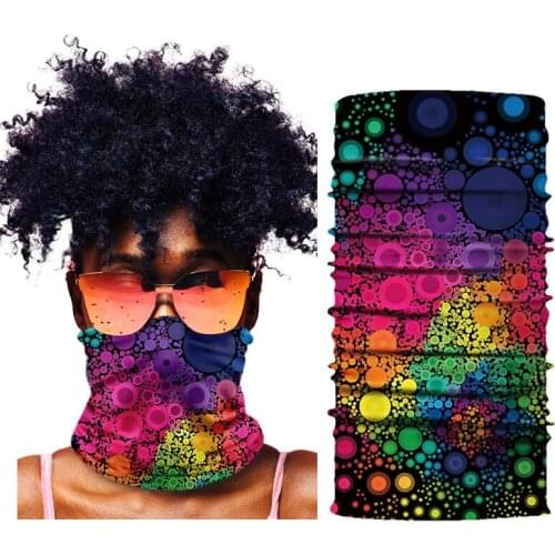 Patterned Graffiti Outdoor Party Seamless Bike Riding Scarf Variety Magic Headband HeadScarf Scarves Face Bandanas Mask