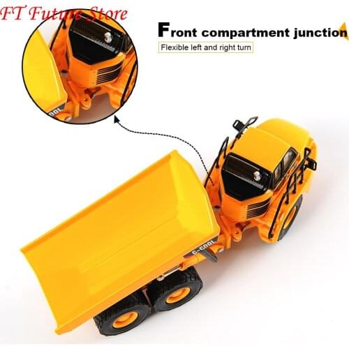 C-COOL 1/64 Scale Diecast Engineering Articulated Truck Vehicle Model Collection Toys for Fans Collection Gifts