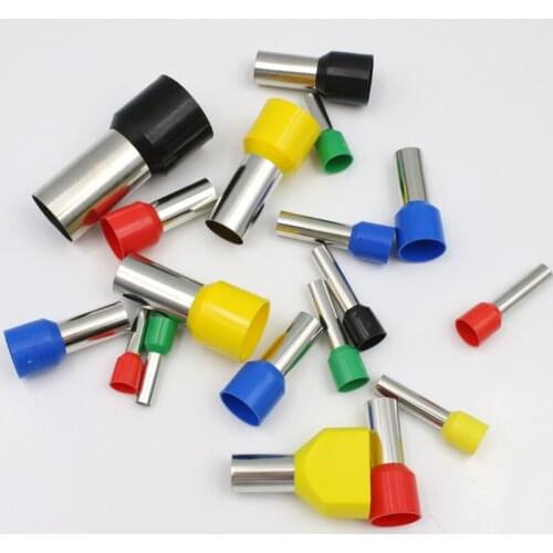 VE4018 European Terminal Pin Terminals Tubular Terminals Blocks E4018 Wire terminals connector 12AWG 4.0mm2