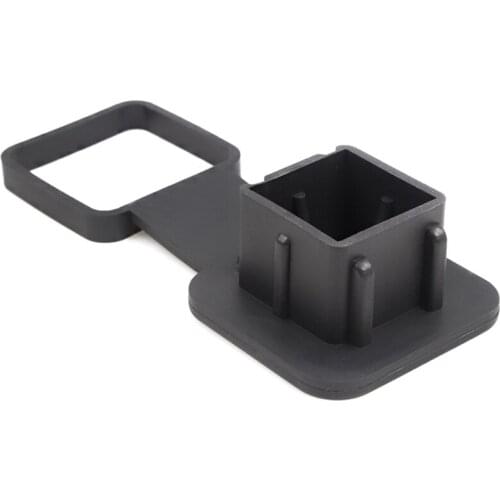 Car Plug Cover Hook Dust Plug Square Mouth Protective Cover for 2 Inch Receivers Towing Hitch Rubber Covers