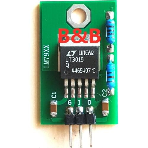 Linear voltage regulator LT3015-LM7905 upgrade LM79XX negative voltage regulator