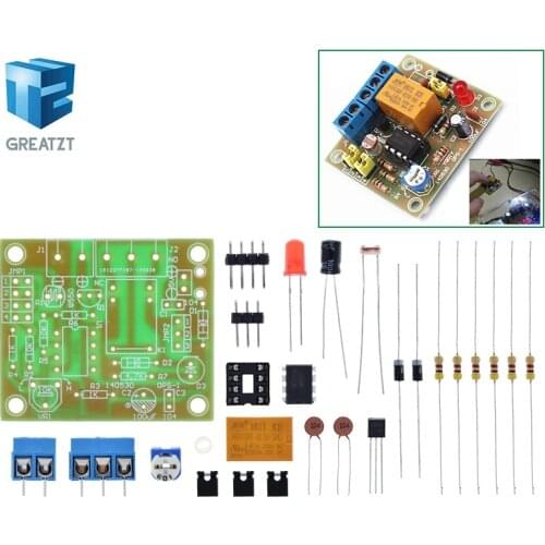 LM393 DIY Light Operated Switch Kit Light Control Switch Photosensitive DIY Electronic Trigger Output Mode Module Funny DIY Kit