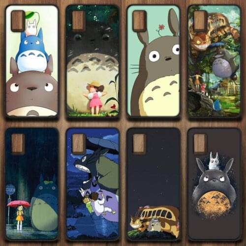 Cute Cartoon Totoro Phone Case for Samsung A91 01 10S 11 20 21 31 40 50 70 71 80 A2 CORE A10