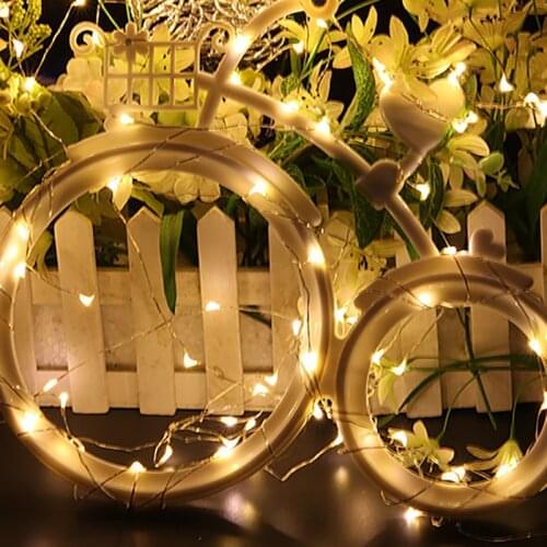 Outdoor Solar Copper Wire Starry 10M 100 Leds Fairy String Lights for Garden Patio Christmas Wedding Party Holiday Decoration