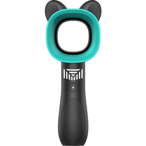 Protable Handheld Bladeless Fan Outdoor USB Mini Air Cooler No Leaf Cooling Fan Desktop Bladeless Fan Rechargeable Quiet