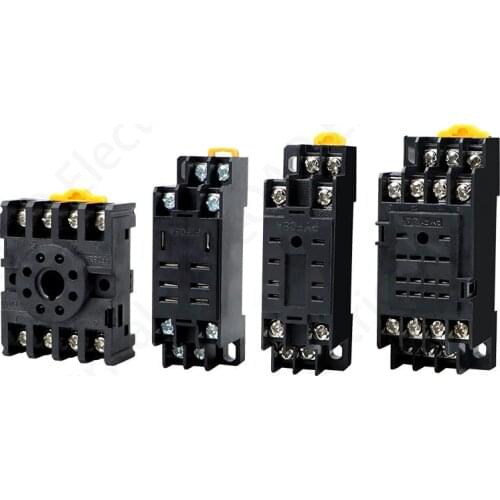 PTF08A PYF08A PYF14A Relay Base Socket For LY2NJ MY2NJ MY4NJ