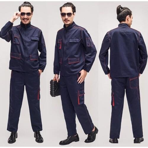 Work Clothing coveralls working uniforms spring Summer thin Blue Coveralls car workshop mechanic Engineering repairmen wokrwear