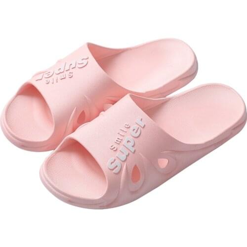Women and men Summer Home Indoor Thick-soled Couple Male Home Drag Bath Non-slip Bathroom Soft Bottom Home Sandals and Slippers
