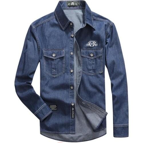Мужские джинсовые рубашки SHIERXI China At AliExpress