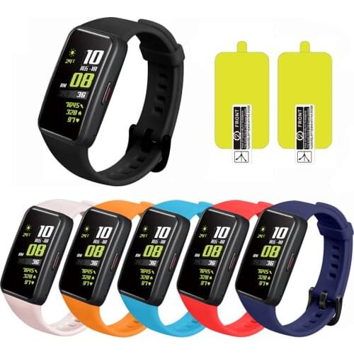 Silicone Strap for Huawei Band 6 Smart Wristband Replacement Watch Band Bracelet for Huawei Honor Band 6 Wrist Strap Accessories