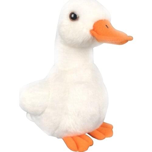 Mini Cute ducks/Chicks Plush Toys Fur Lifelike Animal Easter Bunny Simulation Rabbit Toy Model Birthday Gift