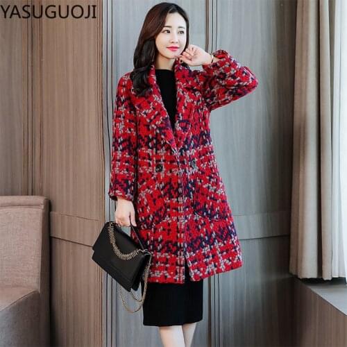 Женские твидовые пальто YaSuGuoJi China At AliExpress