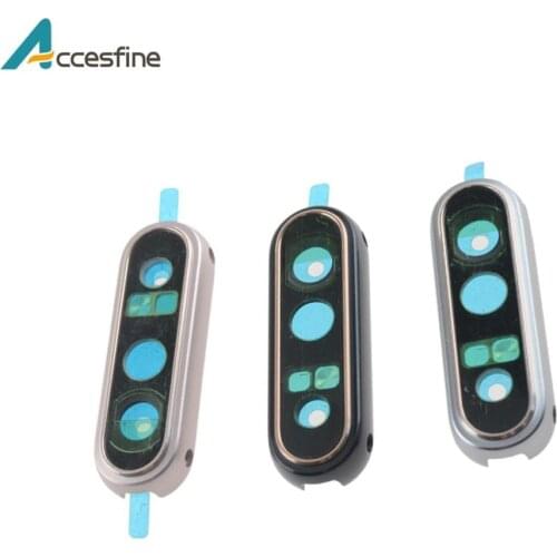 2PCS Rear Camera Glass Lens Cover Replacement For Samsung Galaxy A80 A70 A50 A40 A30 A20 A10 M20 Camera Glass Lens Ring Frame