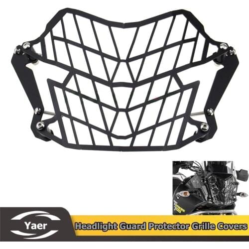 Motorcycle Aluminium Headlight Protector Grille Guard Cover Protection Grill For Yamaha Tenere 700 TENERE 700 Tenere700
