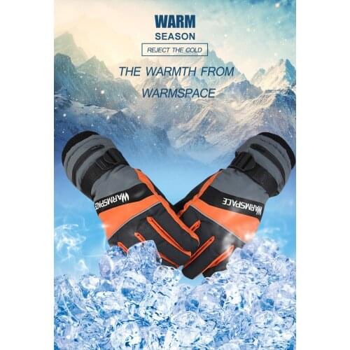 Unisex Winter Warm Motorcycle Gloves Sport Electric Heating Full Finger Cycling Equipment Waterproof Anti-slip For Skiing Hiking