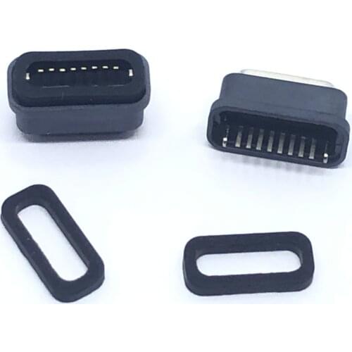 10-50PCS/Hi quality USB 3.1 Type-C Waterproof mother 8p Grade 8 SMT full tape DIP-PH6.1