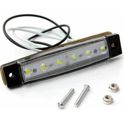 4 Pieces Marine Grade 12-24V Large Waterproof Cool White 6000K LED Courtesy Lights Utility Strip Light Accessories