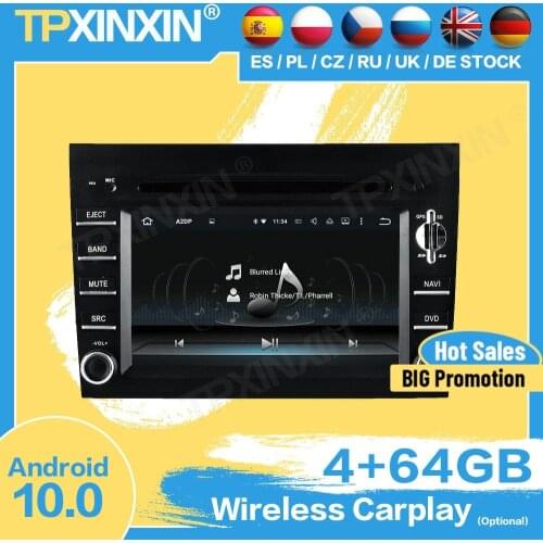 Car Radio Stereo Wireless Receiver Screen Auto Android For Porsche 911 997 Cayman 2005 2006 2007 2008 GPS Player Audio Head Unit