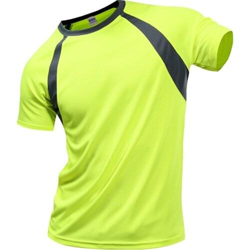 Bingshuang quick drying T-shirt Custom Printed Logo Sports Marathon Running Group Round Neck Advertising Shirt Work Clothes