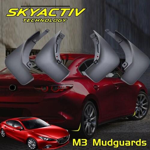 For Mazda 3 Axela 2020 2021 2019 2018 Car Accessories Protector Front Rear Mud Flap Mudguards Scuff Plate Guard Splash Styling
