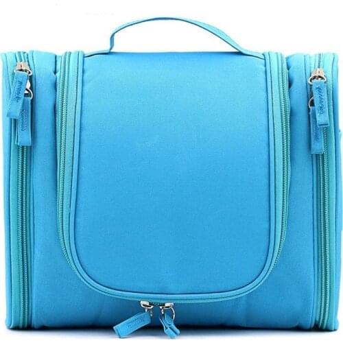 Travel Organizer Bag Multi Compartment Hanging Toiletry Bag Kits for Men, Women Waterproof Nylon Makeup Bags