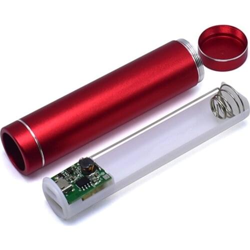 Multicolor Metal Power Bank DIY Kit Storage Case Box Free welding Suit 1X 18650 Battery 5V 1A USB External Charger smart phone