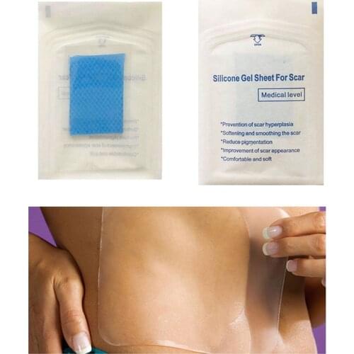 3.5*5cm Self-adhesive Silicone Removal Patch Reusable Acne Gel Scar Therapy Silicon Patch Remove Trauma Burn Sheet Skin Repair