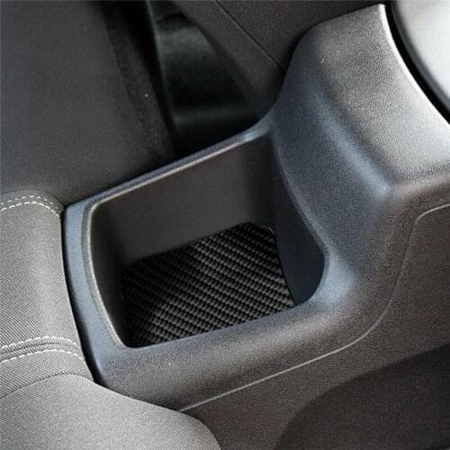 Fits For Chevrolet Camaro 2017-2019 Car accessories Rear seat storage box carbon fiber car sticker 3D Cool Interior decoration