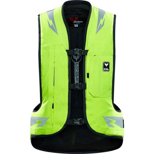 DUHAN New Motorcycle Air-bag Vest Motorcycle Jacket Moto Racing Professional Advanced Air Bag System Motocross Protective Airbag