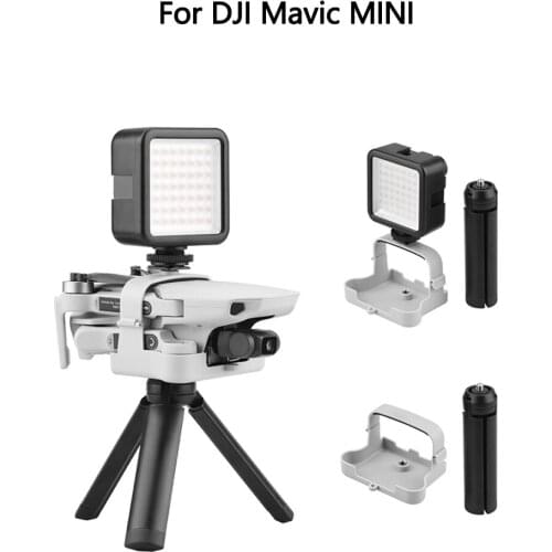 Hand Grip Tripod for DJI Mavic Mini/Mini 2/Mini SE Adapter Base Fill Light Base Remote Control Gimbal Bracket Drone Accessories
