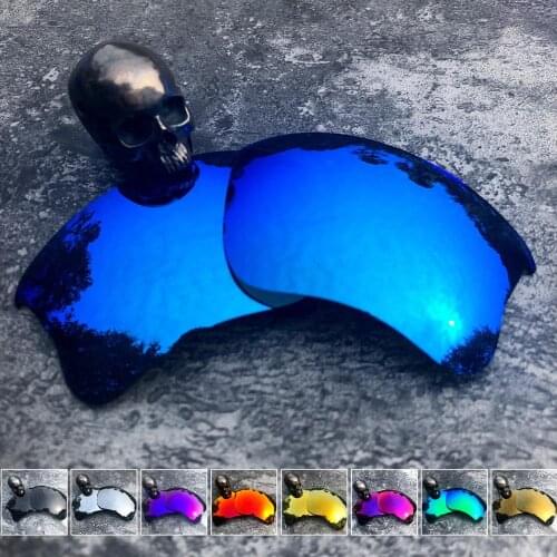 Firtox Polycarbonate Replacement Lenses for-Oakley Half Jacket XLJ Sunglass Frame -Multiple Colors (Lens Only)