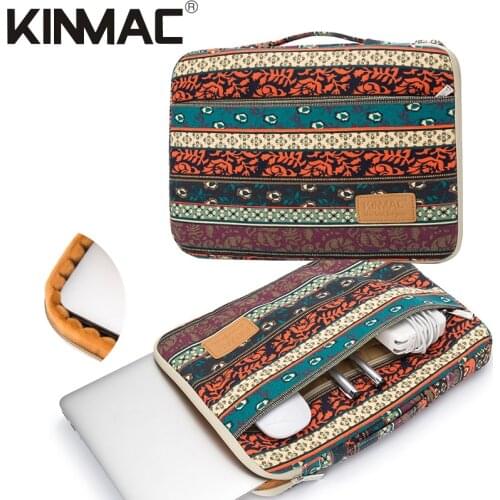 Shockproof Brand Kinmac Laptop Bag 12,13,14,15,15.6 inch, Bohemia Handbag Sleeve Case For MacBook Air Pro Notebook PC Dropship
