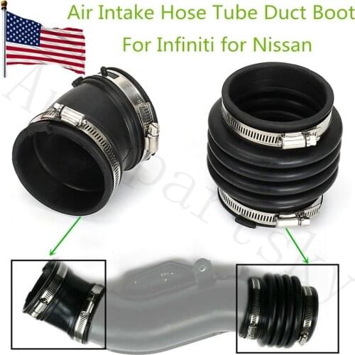 High Quality - For Infiniti FX35 M35 M45 V6 3.5L Air Intake Hose Tube Duct Boot 16576-EG00A 16576 EG00A AIH1099NI 16576-CG000
