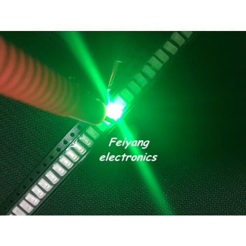 1000pcs 5730/5630 SMD Green LED Light Emitting Diode SMD LED 5730 Green Surface Mount Led 520-575NM 2.0-3.6V Ultra Birght Led