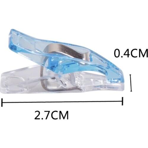 12/9pcs Multiple Sizes Plastic Clips Holder for DIY Patchwork Fabric Quilting Craft Sewing Knitting Clip Home Office Supply