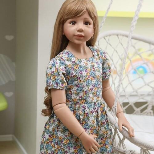 120CM Real baby dress Toddler reborn bebe girl Original Masterpiece Doll 3-5years old model ball jointed body doll collectibles