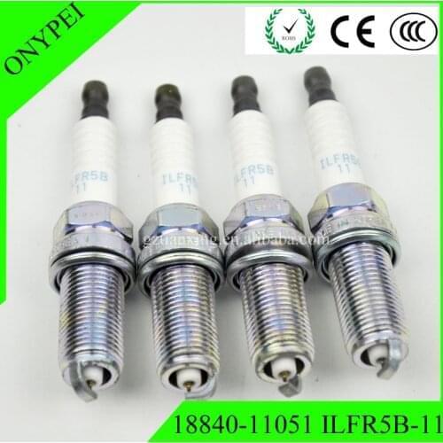 18840 11051 ILFR5B 11 Free Shipping 4pcs Iridium Spark Plug 1884011051 1637 ILFR5B11 For Hyundai 18840-11051 ILFR5B-11