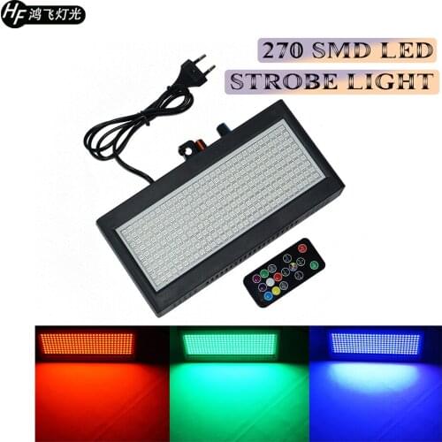 270 SMD LED Strobe Light RGB Full Color LED Room Strobe Bar Ktv Dj Light With Remote Control