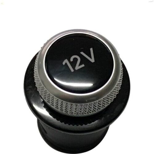 Car Styling Chrome Cigarette Lighter Dust Cover Plug 12V Socket Cover Cap For audi V W A3 A4 A5 A6 A7 Q3 Q5 Q7 S3 S4