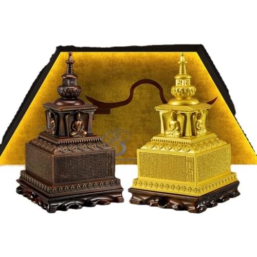 Dharani Tower Mantra Wheel Pagoda Bracelet Money Drawing and Evil Spirits Exorcising Town House Buddhist