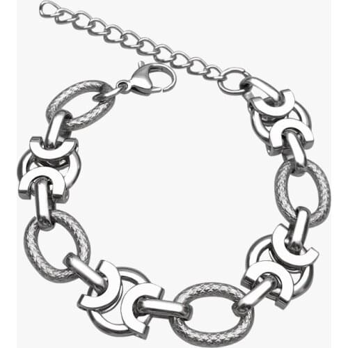 Titanium steel bracelet fashion new stainless steel wild bracelet Valentines day gift